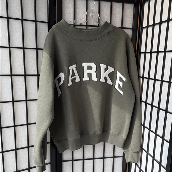 Parke Tops - Parke Olive Green Women's Sweatshirt